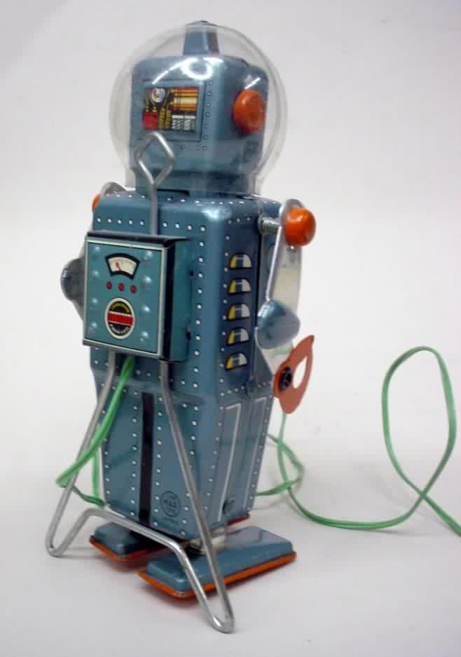 antique toy robots and space toys collectibles for sale from Gasoline